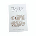 Girls Fabric Snap Barrettes (2)