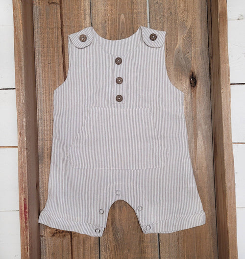 Baby Boys Classic Pierre Summer Linen Romper