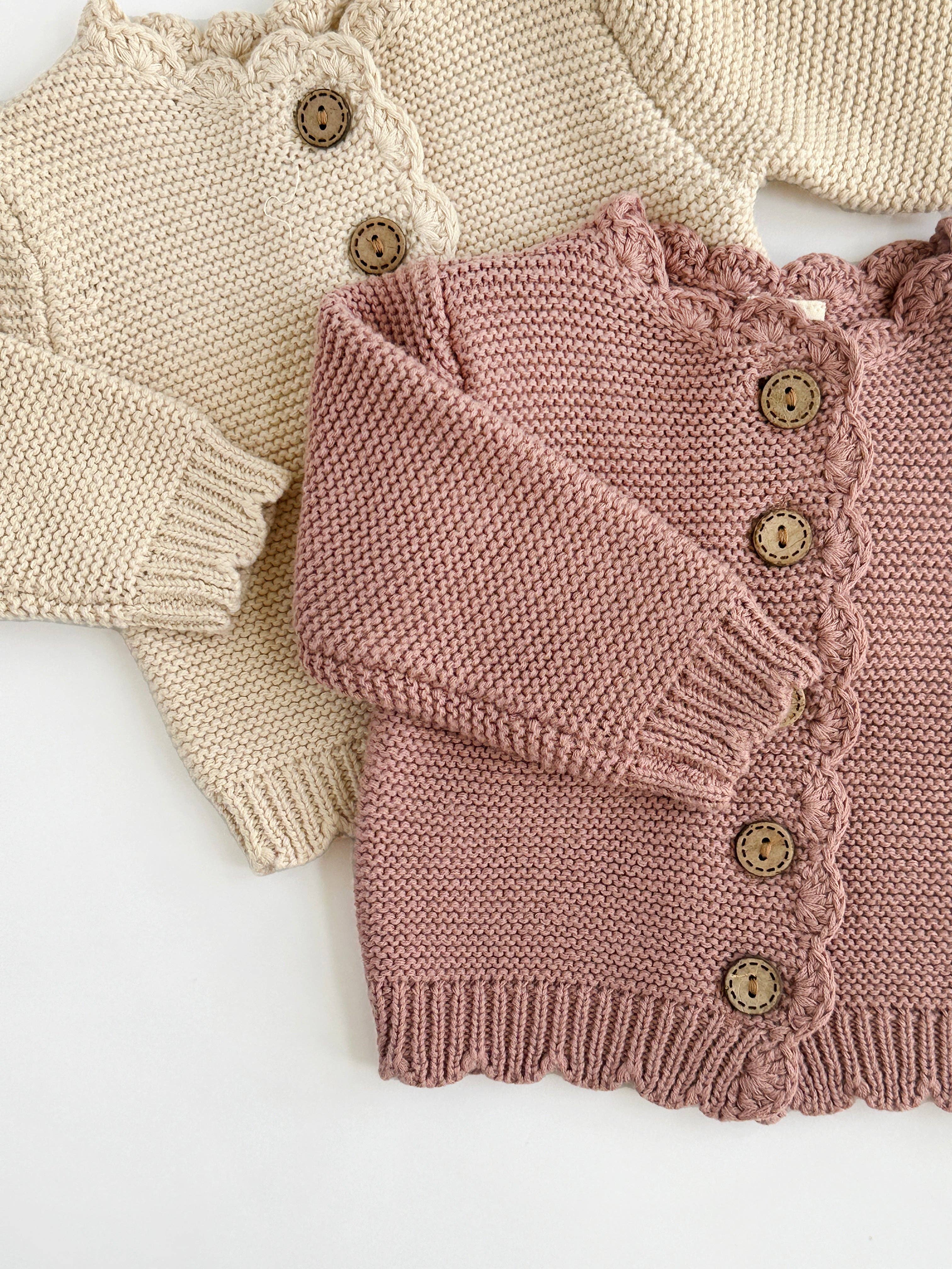 Cotton Knitted Sophia Cardigan