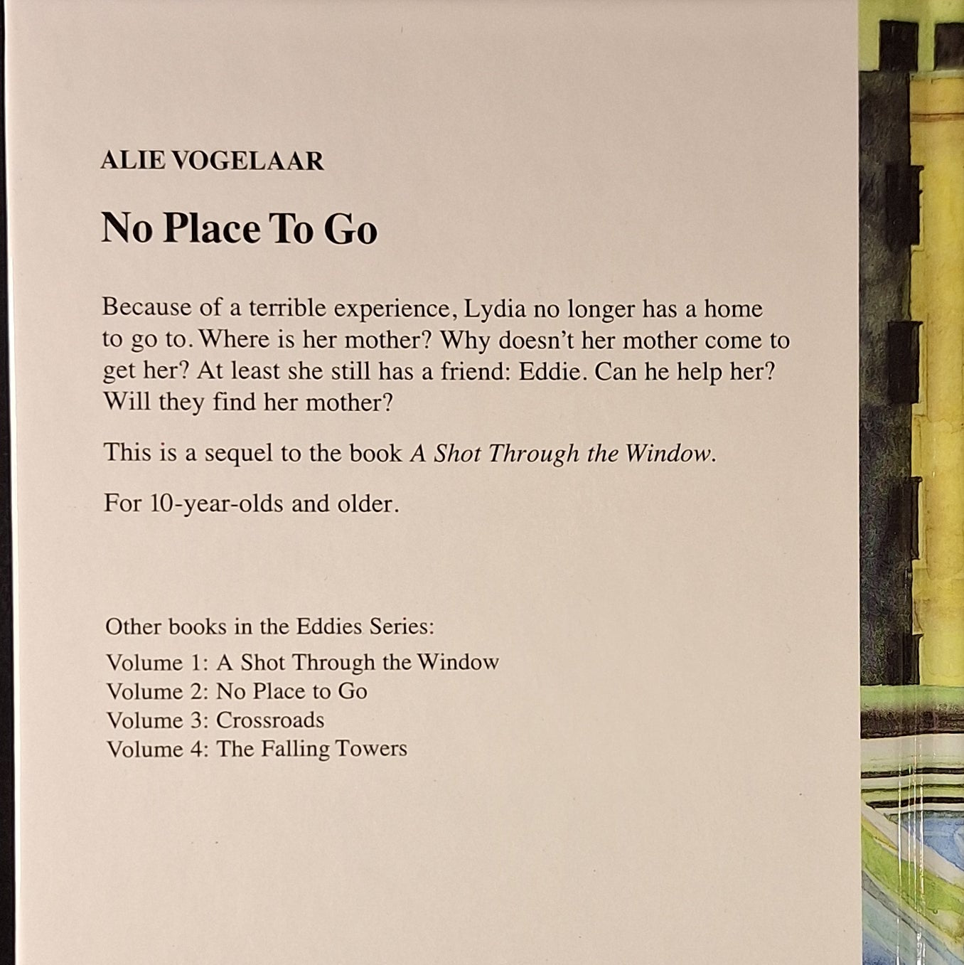 Eddie and Lydia Series: Volume 2 No Place to Go