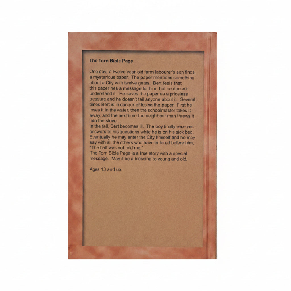 The Torn Bible Page - L. Visser