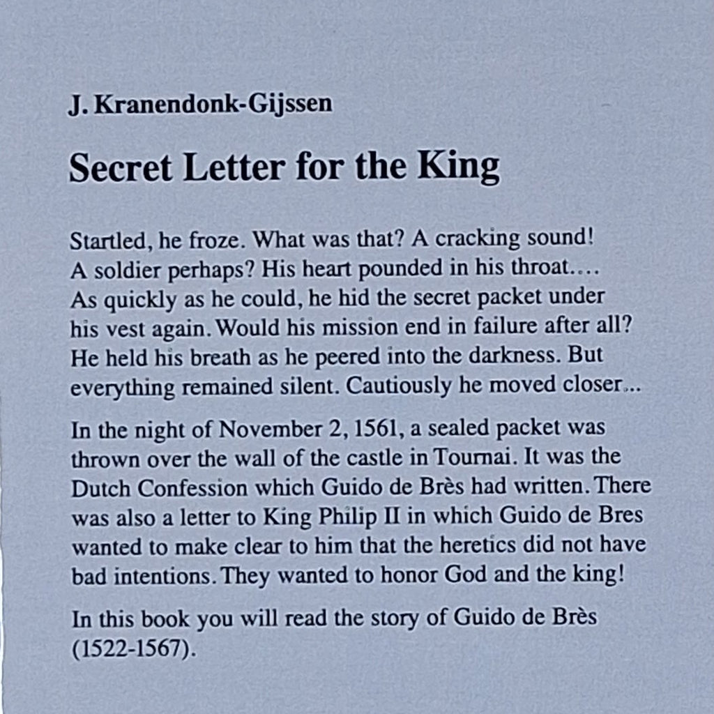 Secret Letter for the King - J. Kranendonk-Gijssen