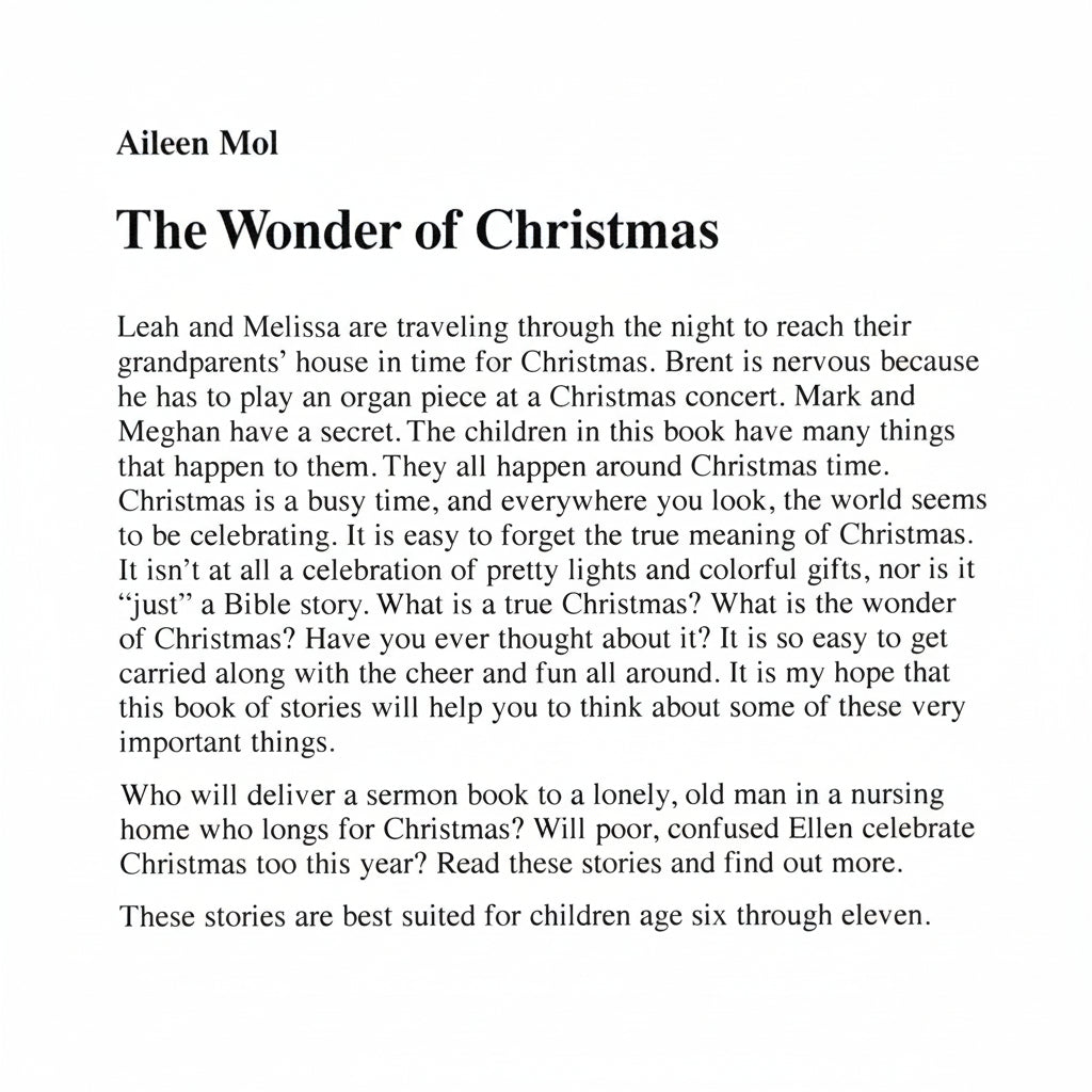 The Wonder of Christmas - Alieen Mol
