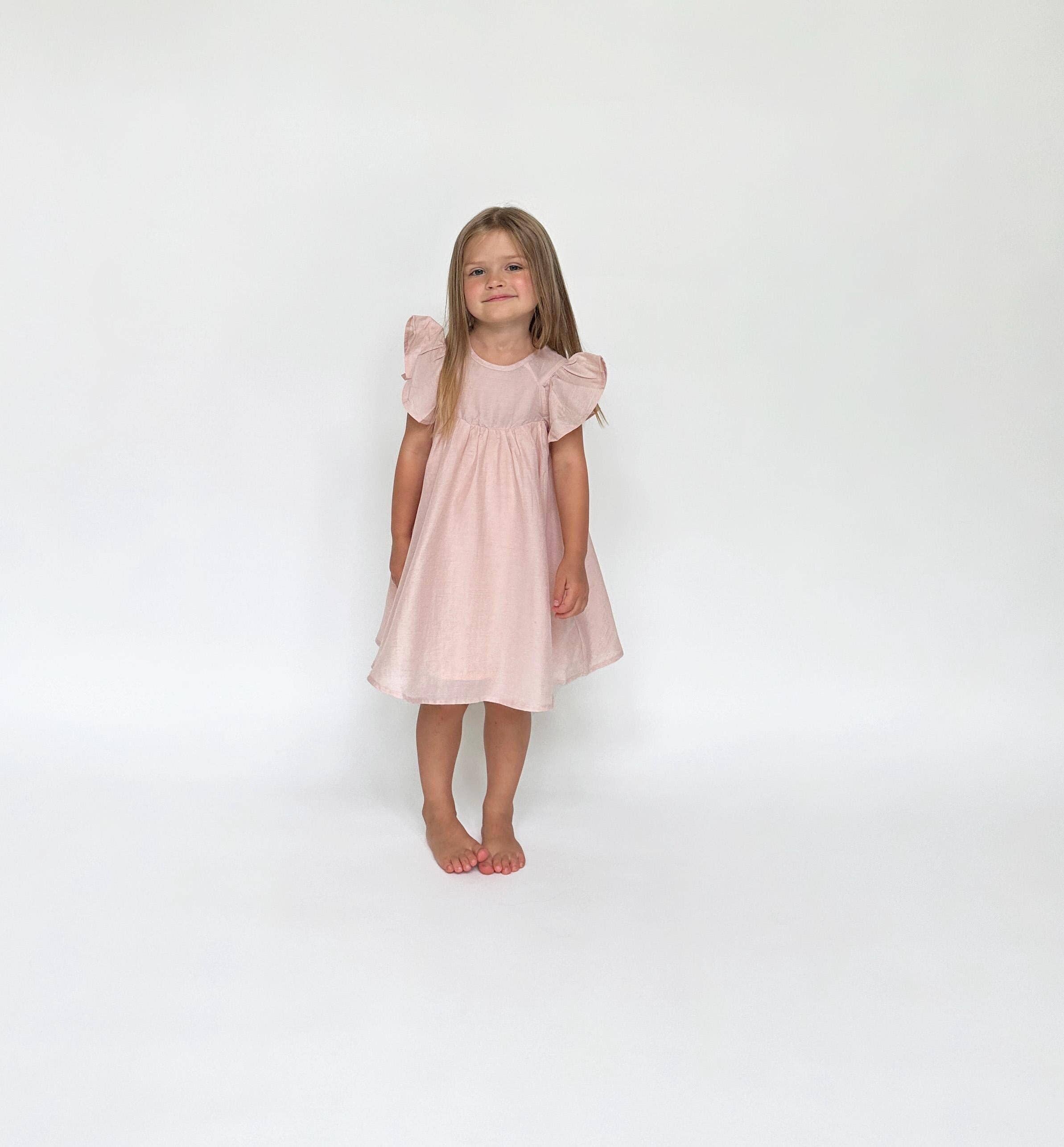 Girls Fiona Dress with Bow