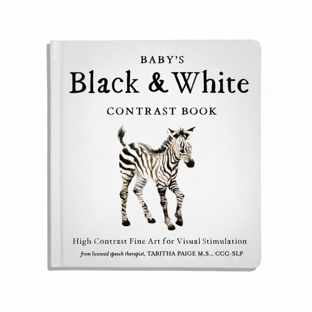 Black and White Contrast Board Book for Baby