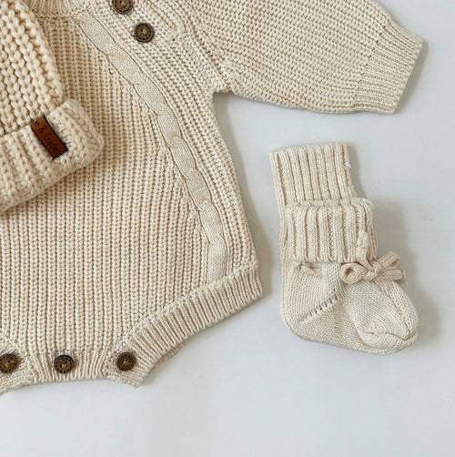 Baby Knit Booties Socks