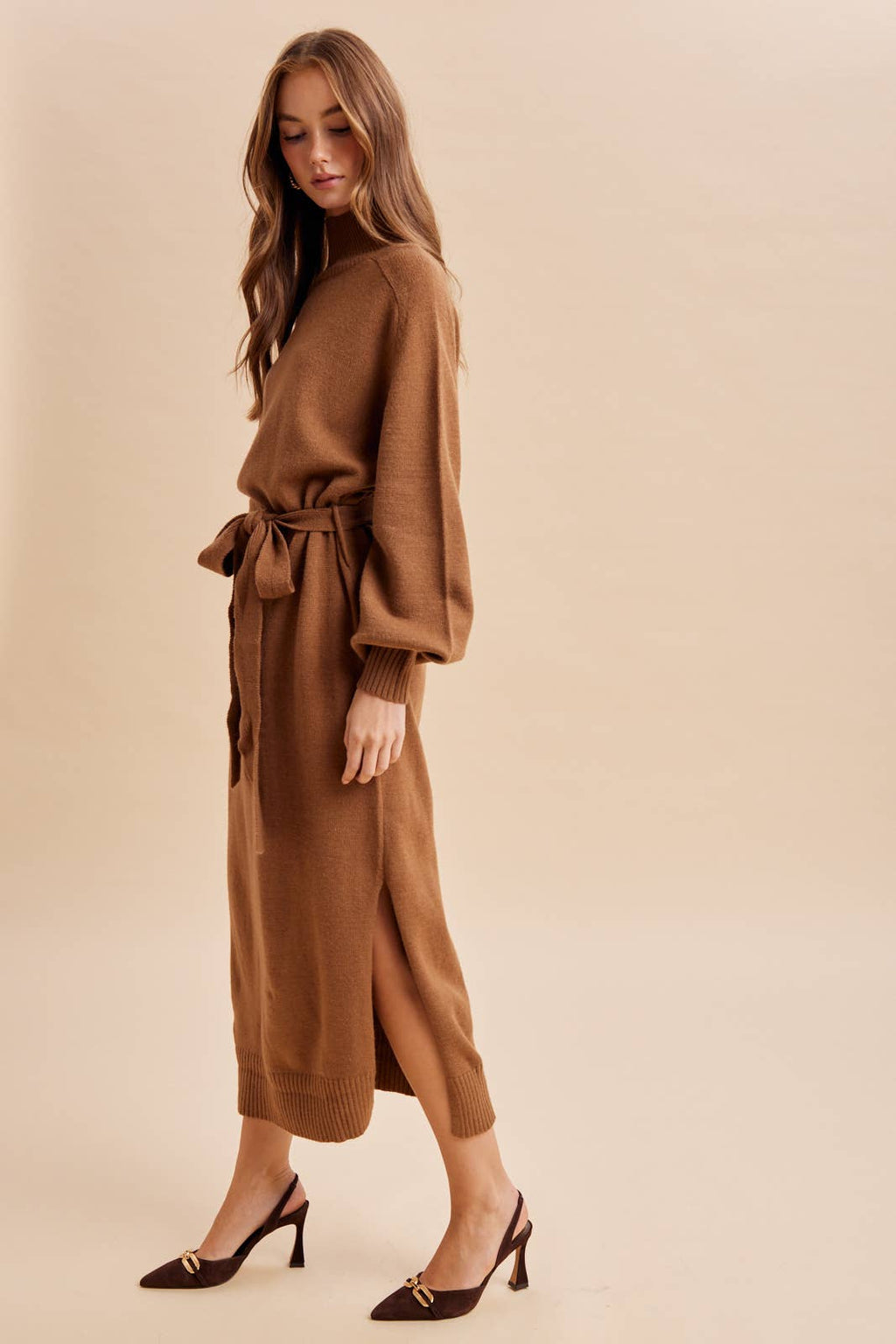 Turtleneck Sweater Dress