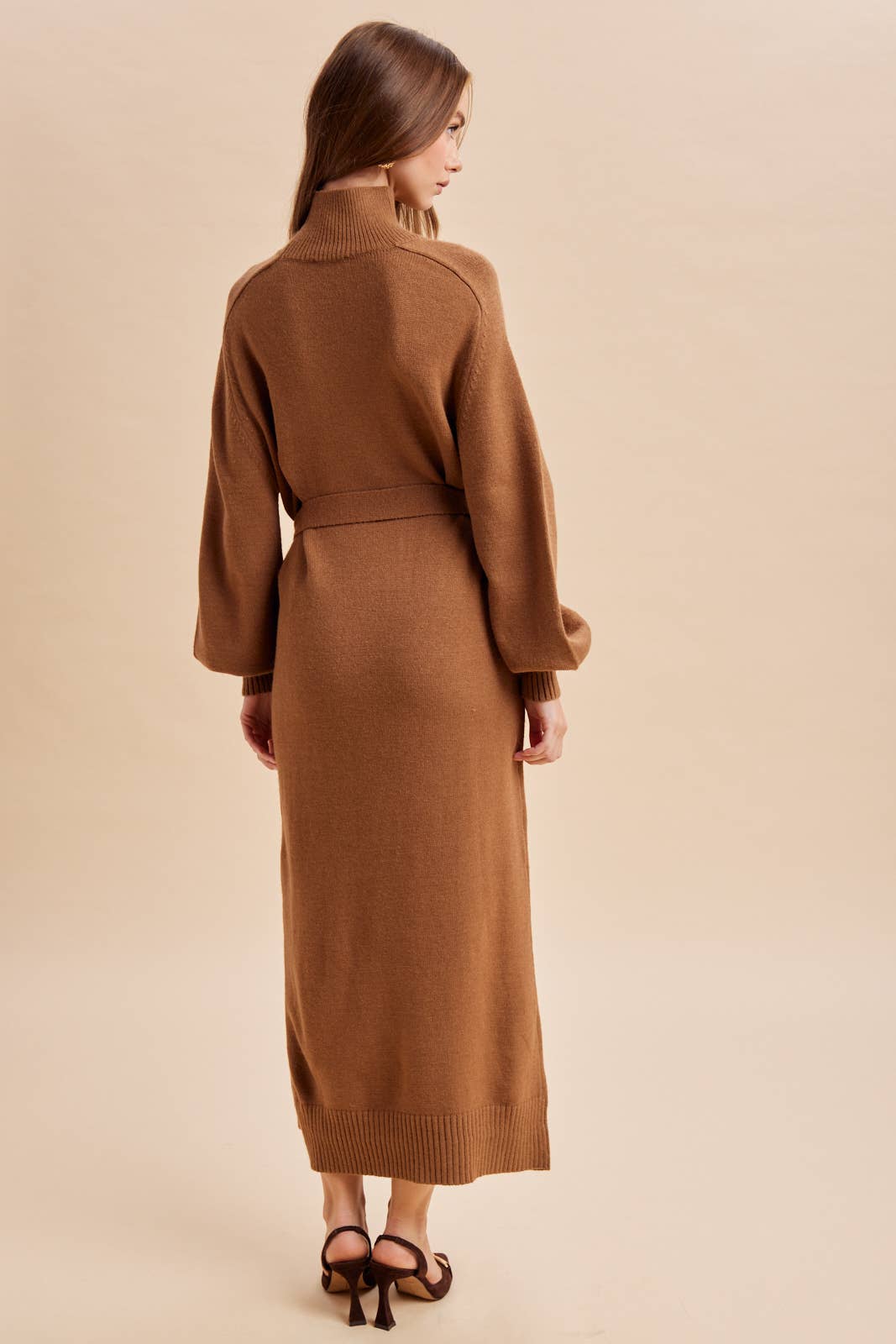 Turtleneck Sweater Dress