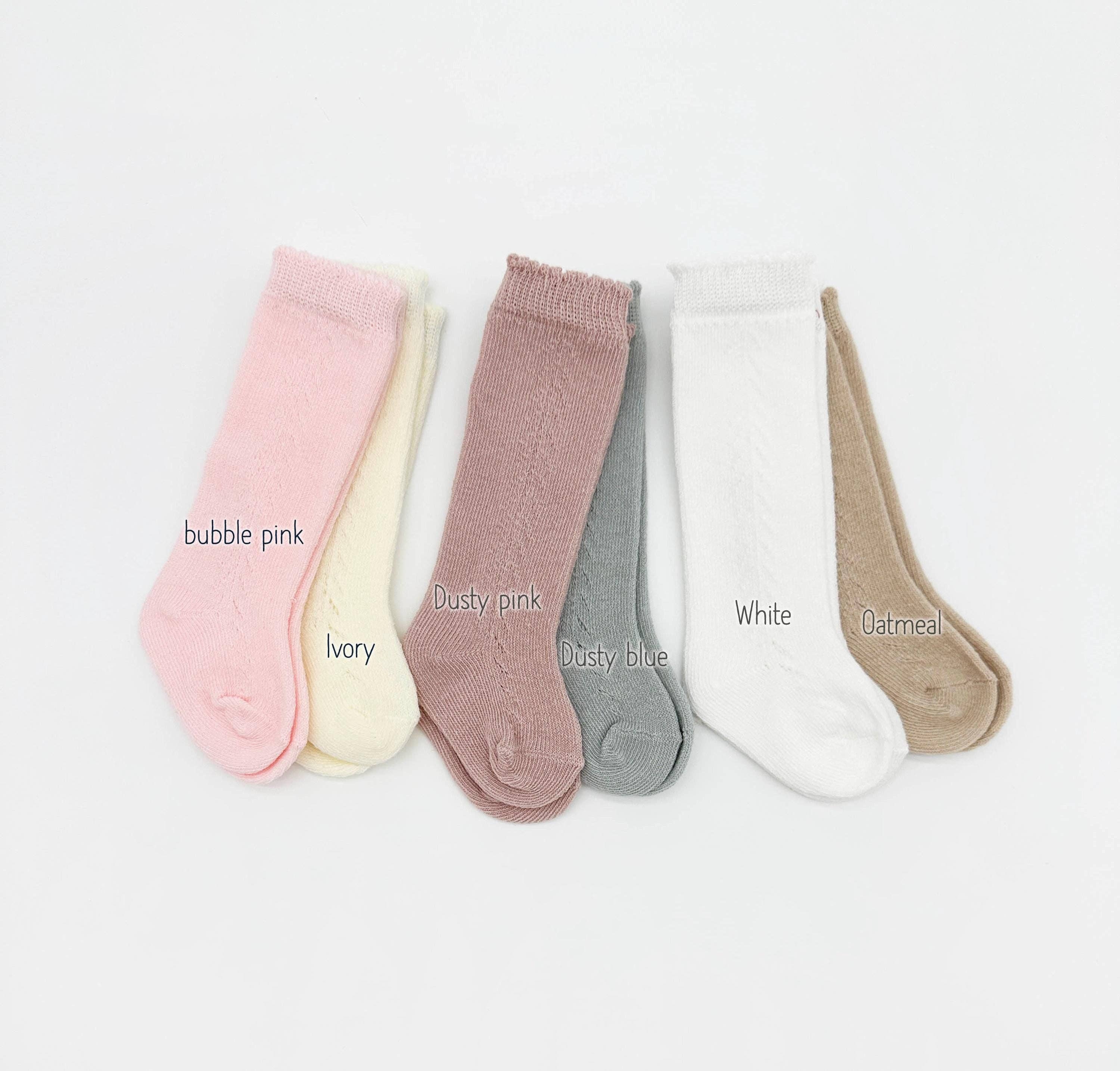 French Lace Knee High Socks Baby/Girls