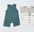 Baby Boys Classic Pierre Summer Linen Romper