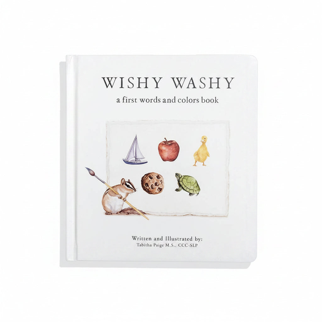 Wishy Washy: A Board Book of First Words and Colors