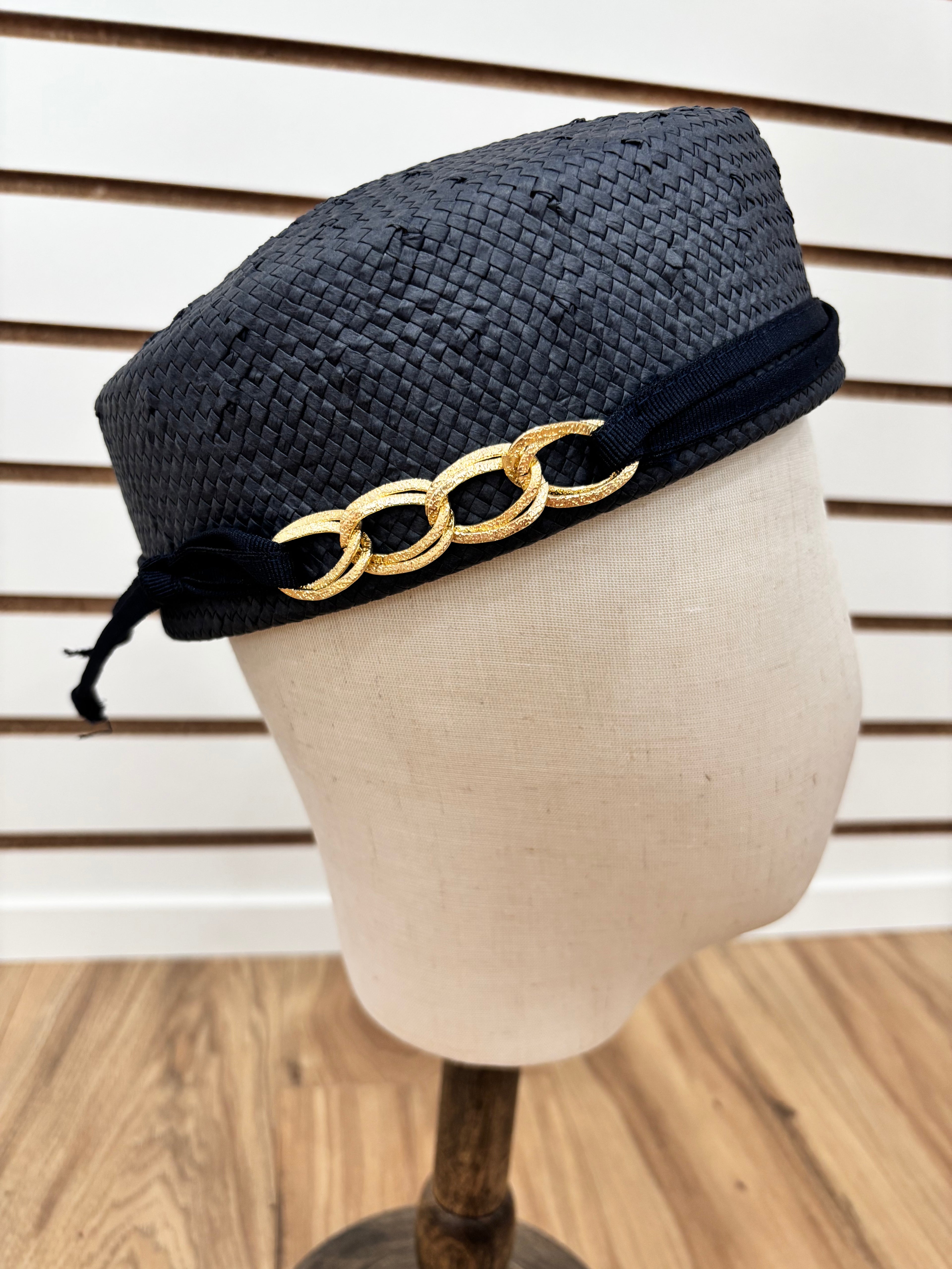 Girls Pillbox Summer Hat - 16602