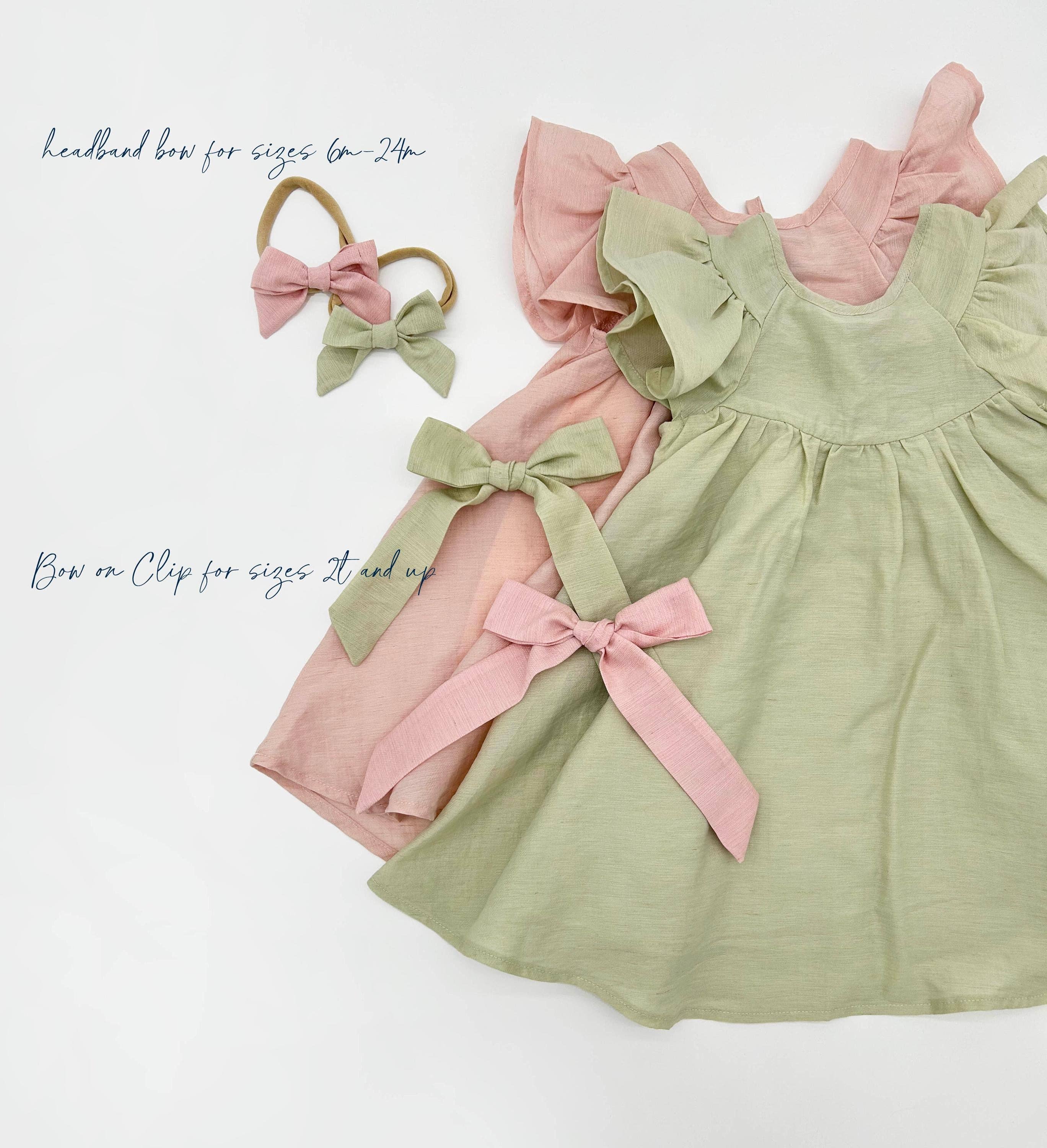 Girls Fiona Dress with Bow