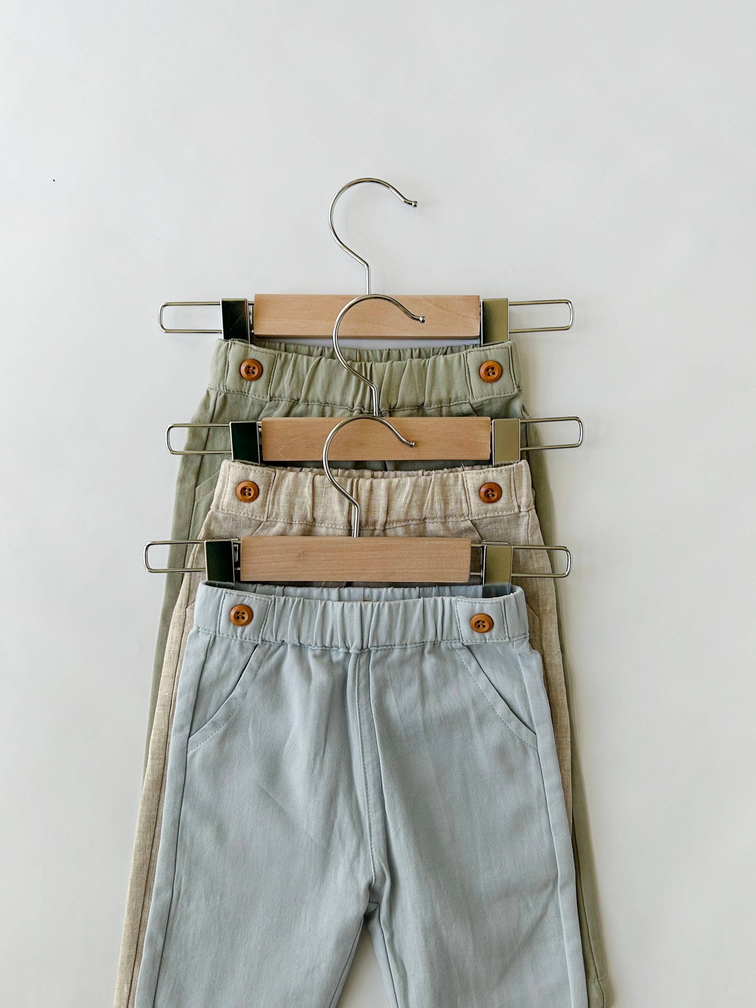 Boys Linen Dress Pants with suspenders