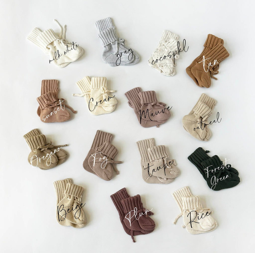 Baby Knit Booties Socks