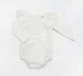 Ruffle Collar White Bodysuit One piece